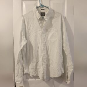 Abercrombie and Fitch xxl green and white button up
